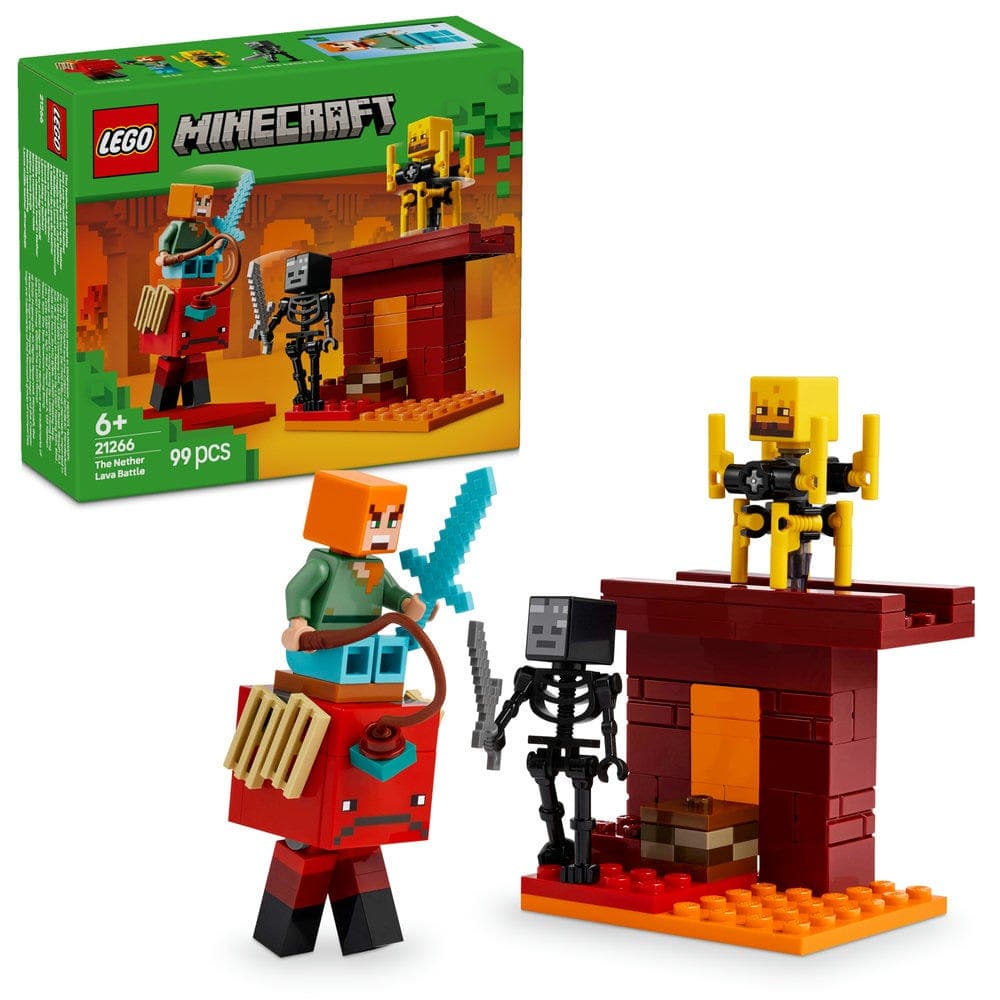 LEGO® Minecraft Nether Lava Battle Building Toy 21266