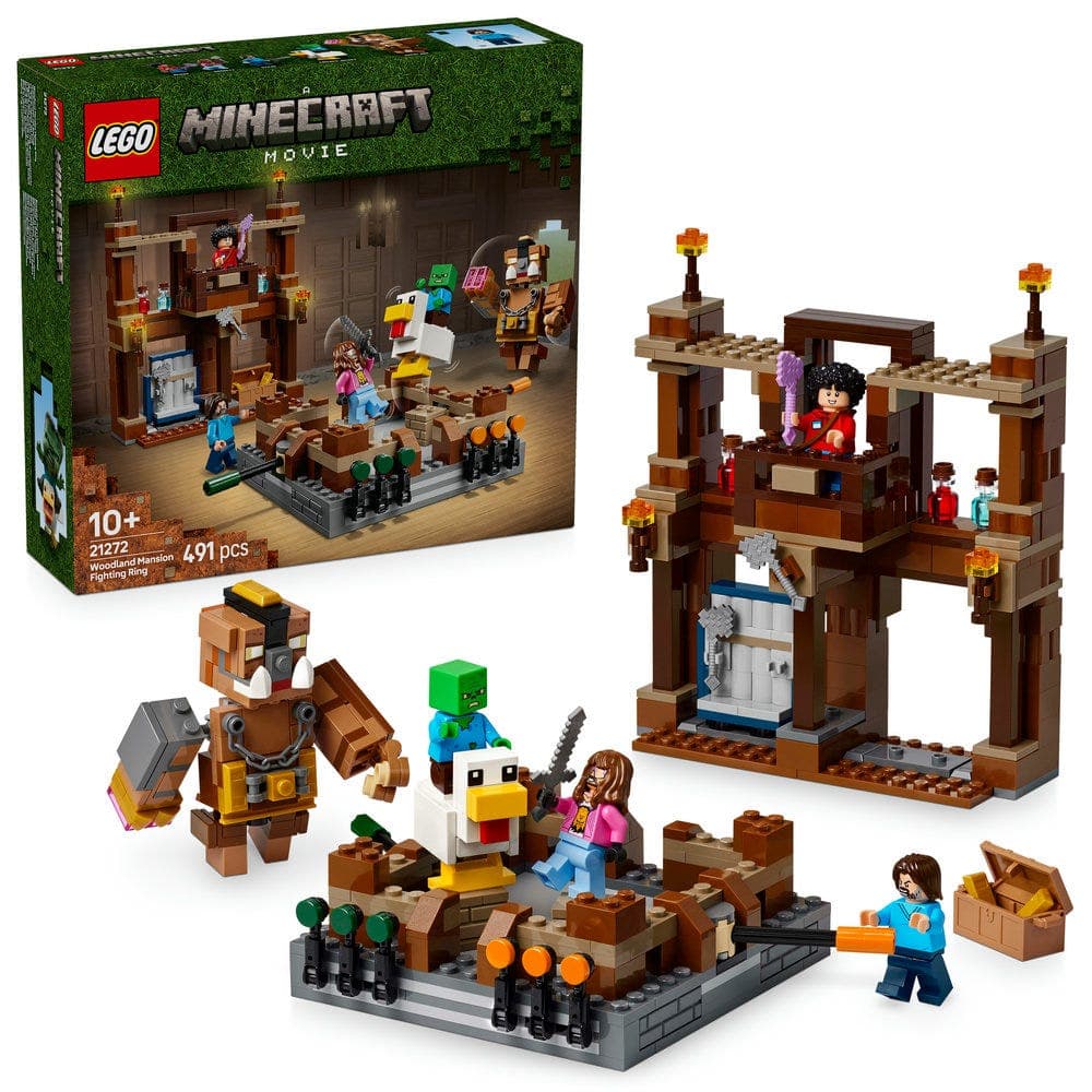 LEGO® Minecraft Woodland Mansion Fighting Ring Toy Set 21272