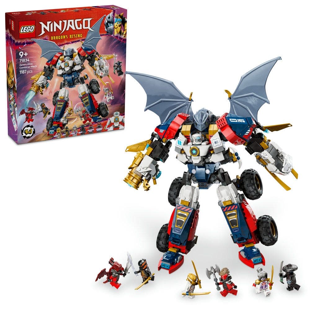 LEGO® NINJAGO 4in1 Zanes Ultra Combiner Mech Ninja Toy 71834