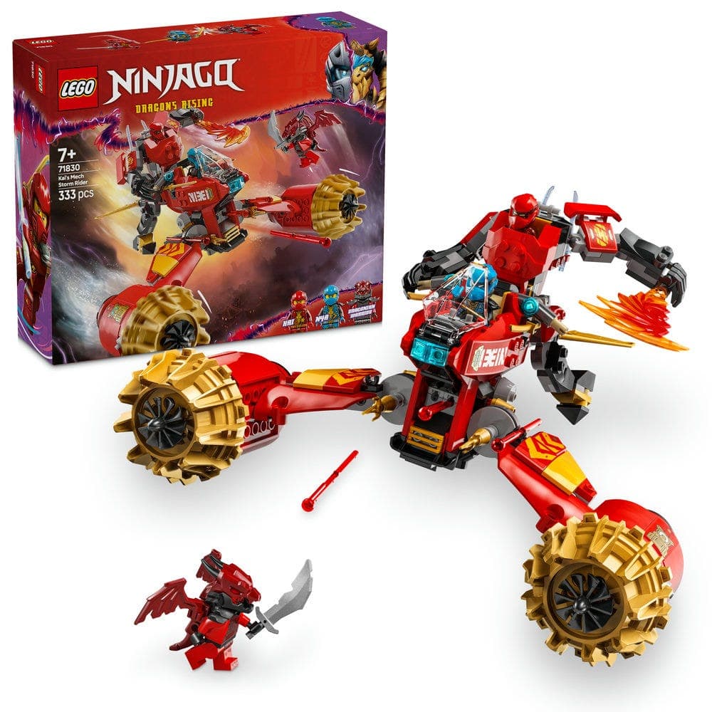 LEGO® NINJAGO Kais Mech Storm Rider 2in1 Ninja Toy Set 71830