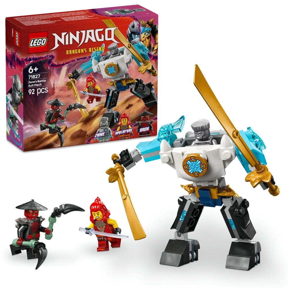 LEGO® NINJAGO Zanes Battle Suit Mech Ninja Toy Set 71827