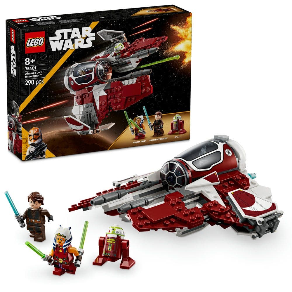 LEGO® Star Wars Ahsokas Jedi Interceptor Building Toy 75401