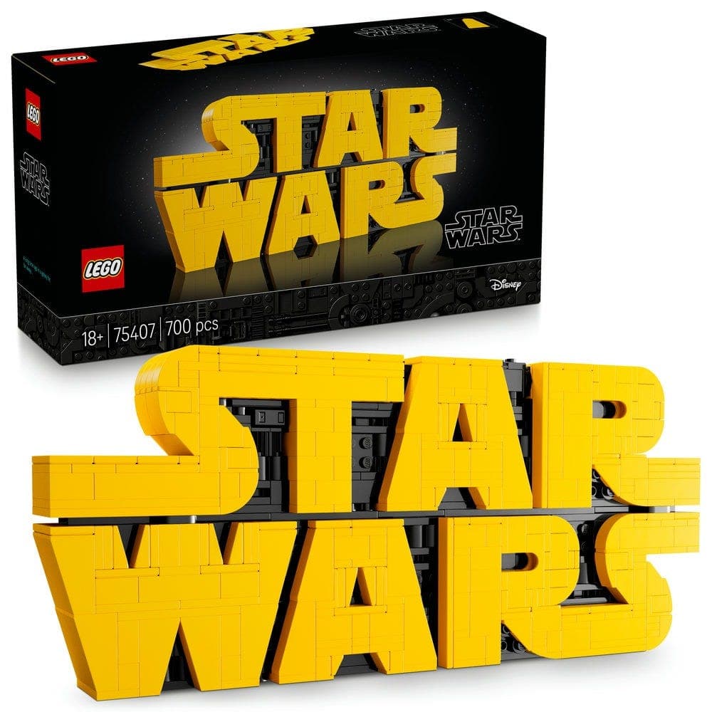 LEGO® Star Wars Brick Built Star Wars Logo Sign Set 75407