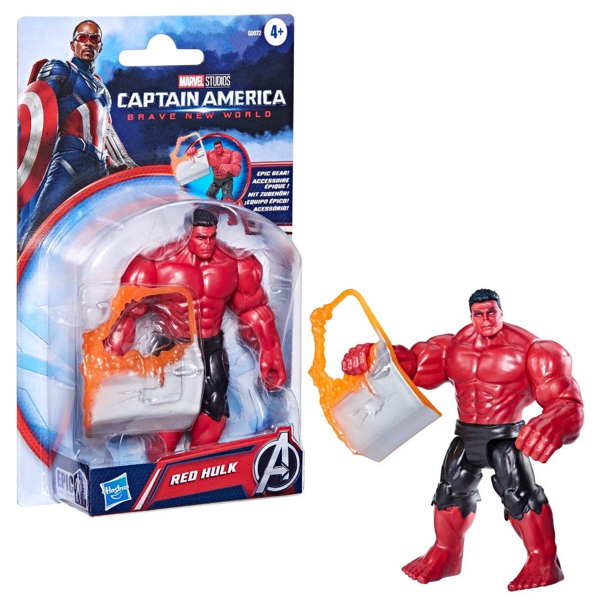 Epic Hero Series Captain America Brave World Hulk