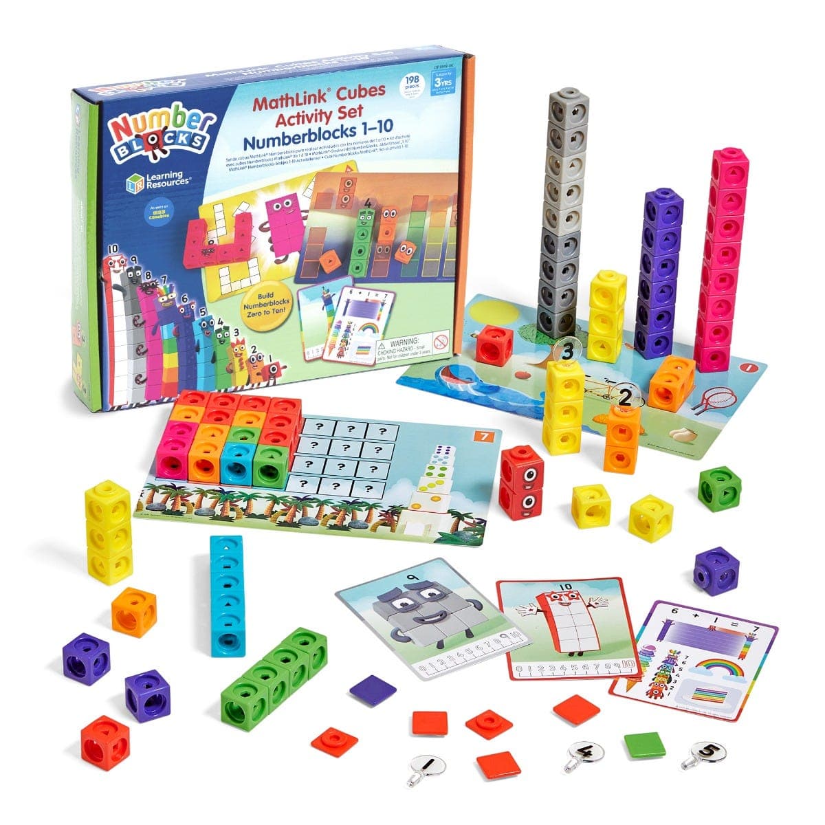 Mathlink® Cubes Numberblocks 1 10 Activity Set