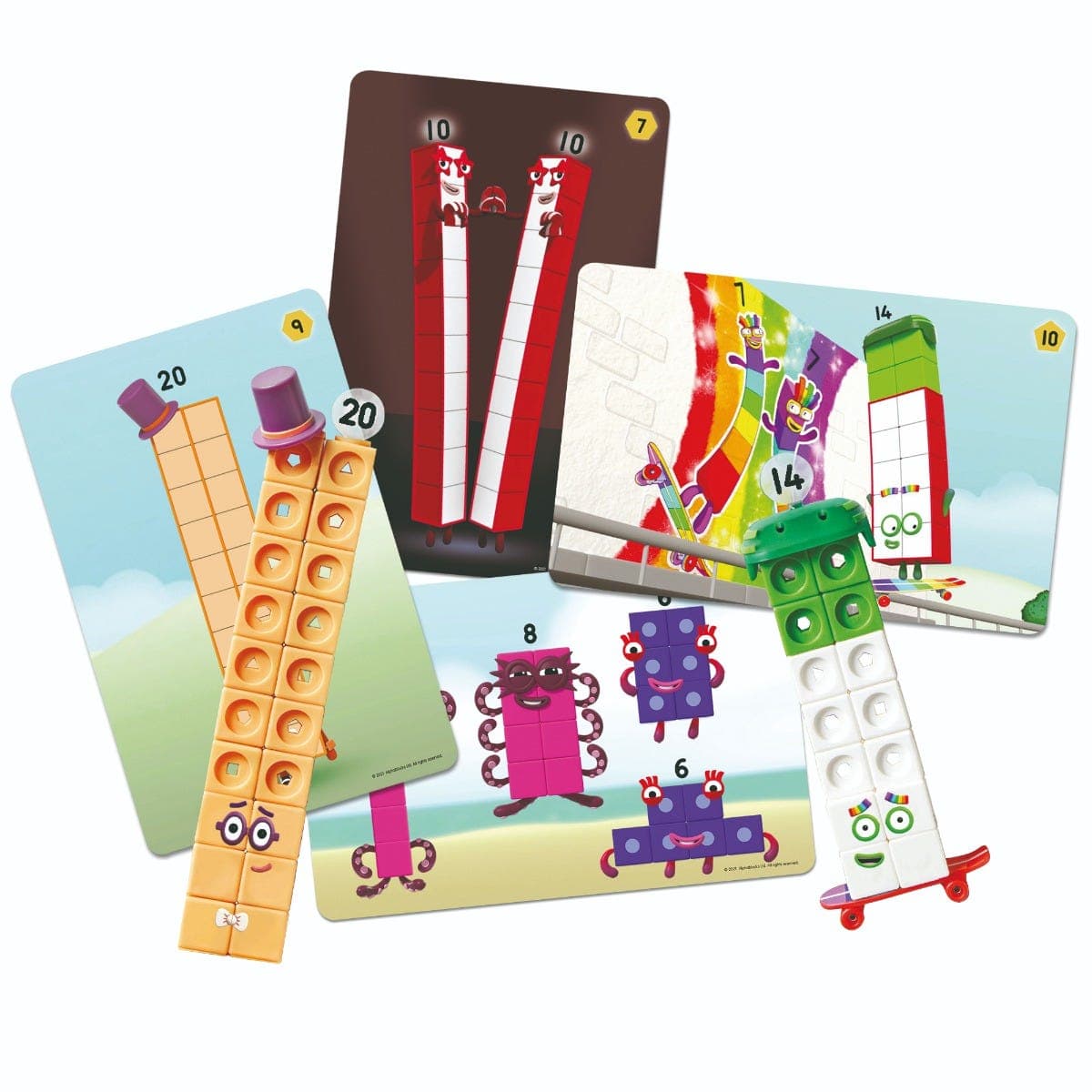 Mathlink® Cubes Numberblocks 11 20 Activity Set
