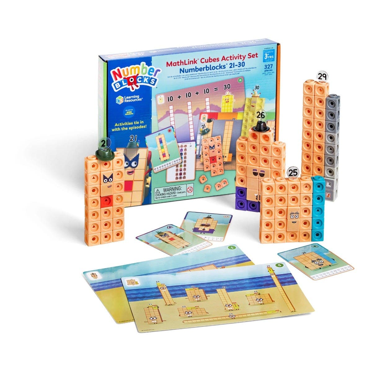 Mathlink® Cubes Numberblocks® 21 30 Activity Set