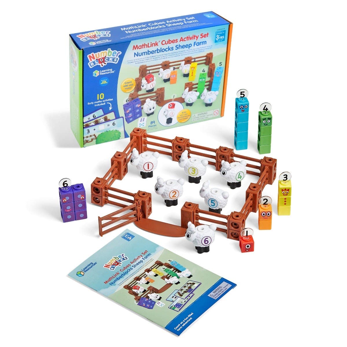 Mathlink® Cubes Numberblocks® Sheep Farm Activity Set