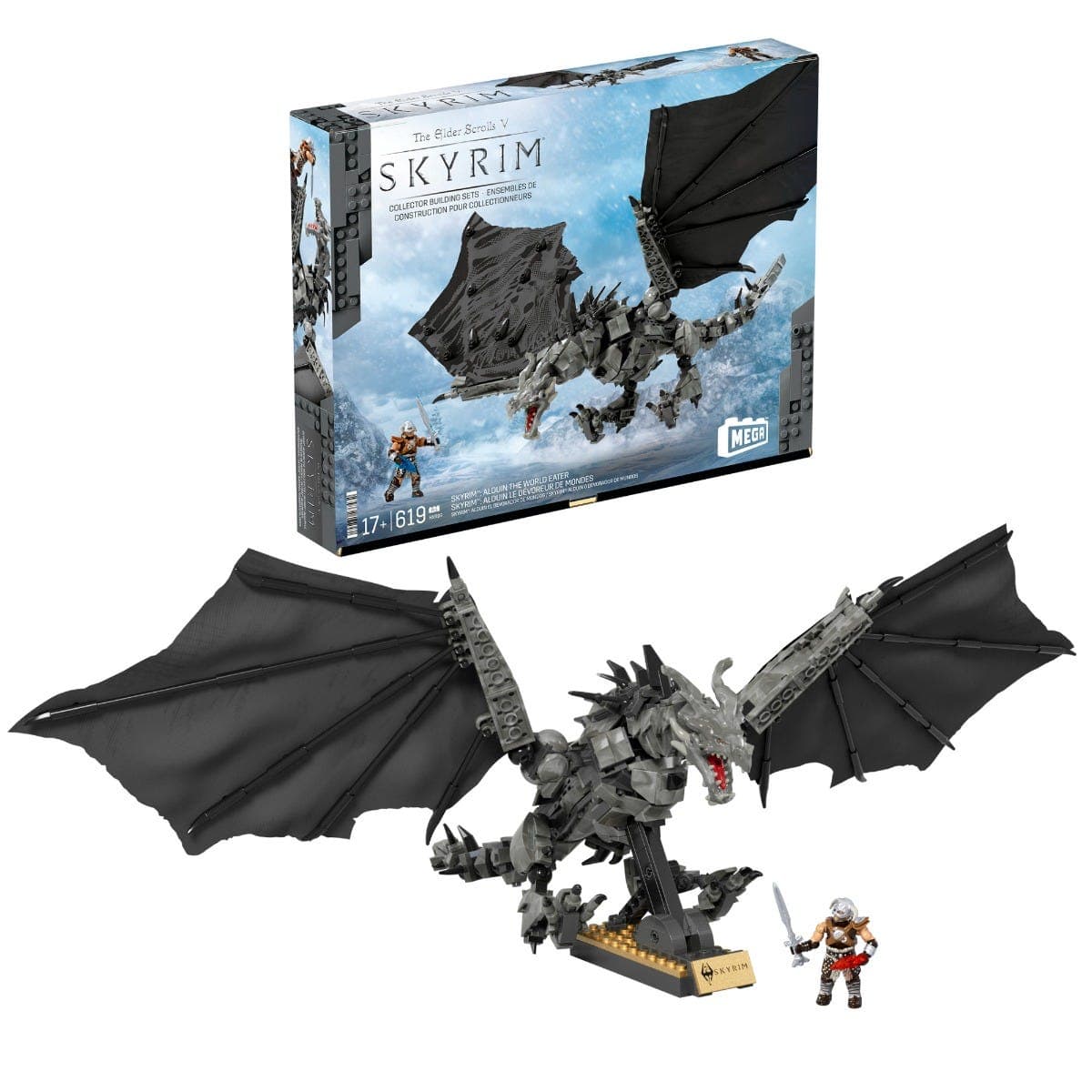 MEGA™ Skyrim Alduin World Eater Figures