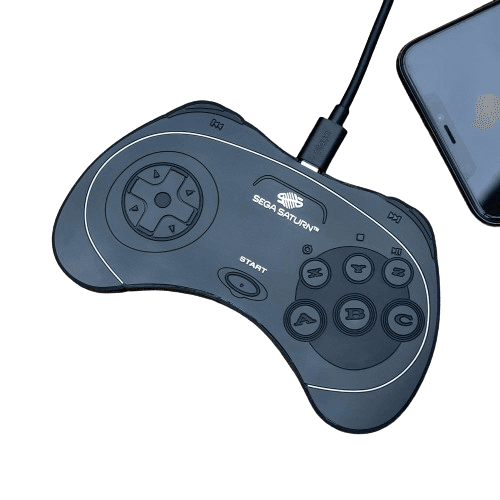 Sega Saturn Hand Controller Wireless Charging Mat