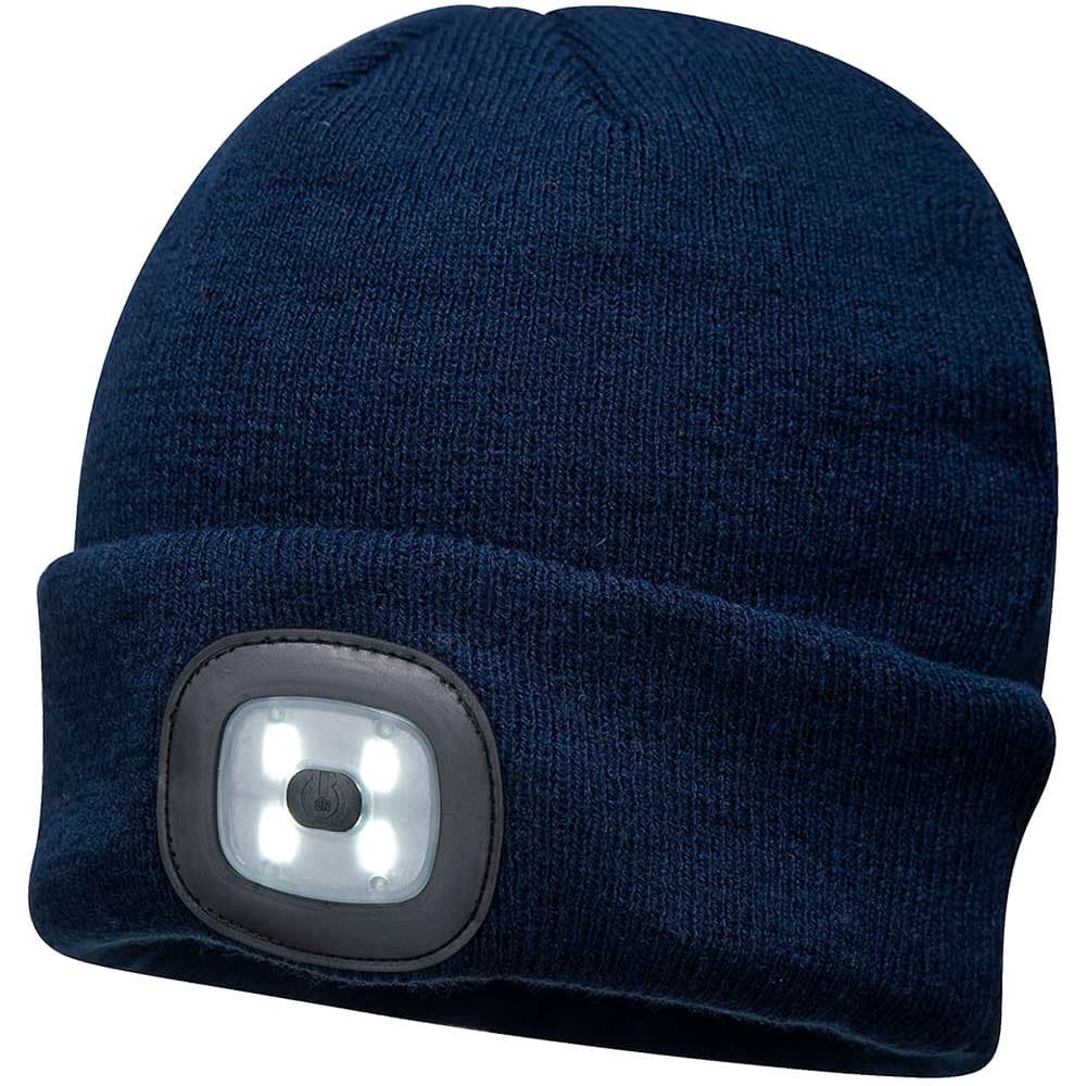 Beanie Hat USB Rechargeable LED Head Light One