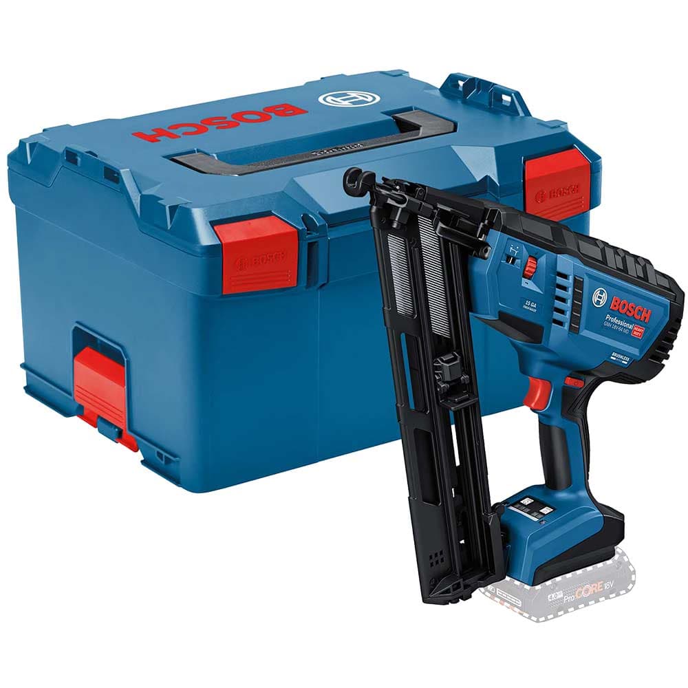 GNH 18V 64 MD 18v Cordless 15 Gauge 2nd Fix Nail Gun No Batteries No Battery Charger Case