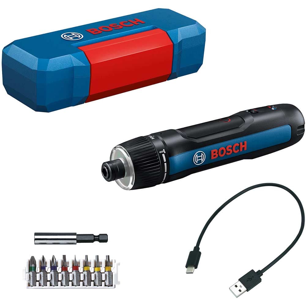 GO Cordless Screwdriver 8 Piece Screwdriver Bit Set