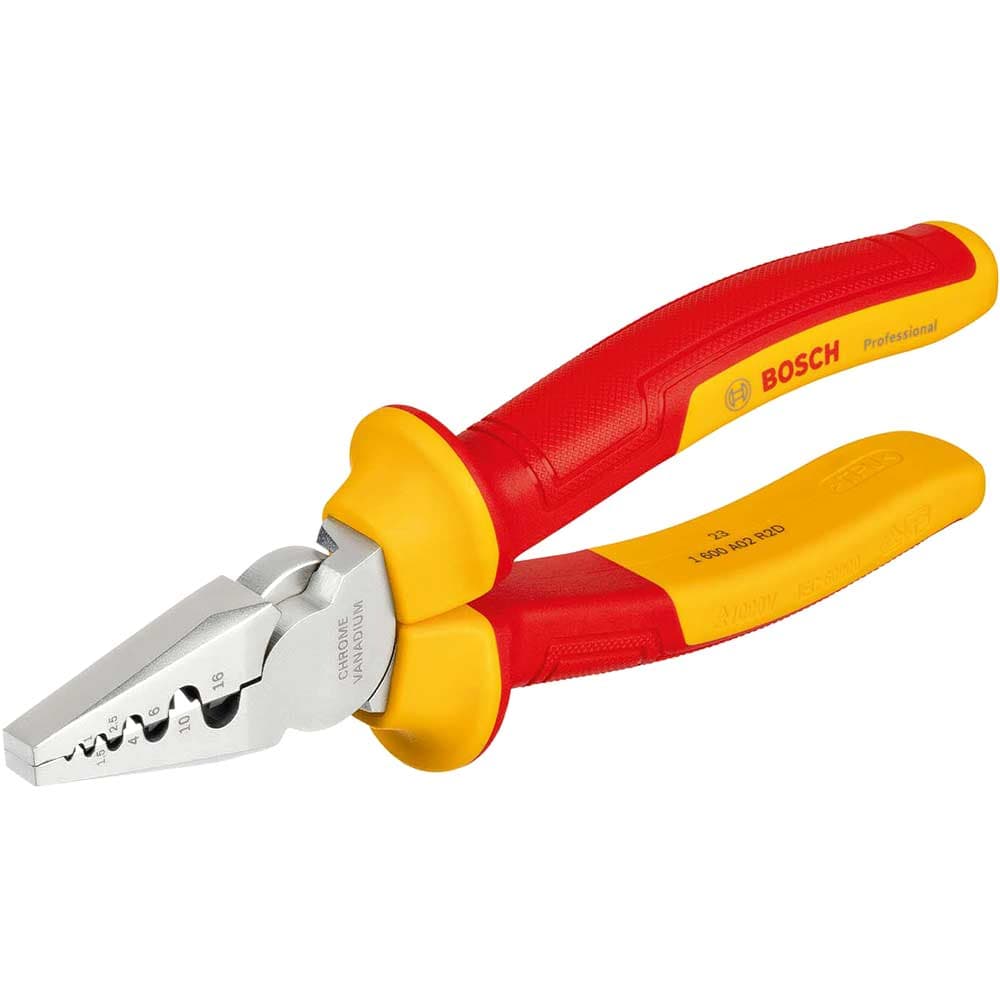 VDE Insulated Crimping Pliers 180mm