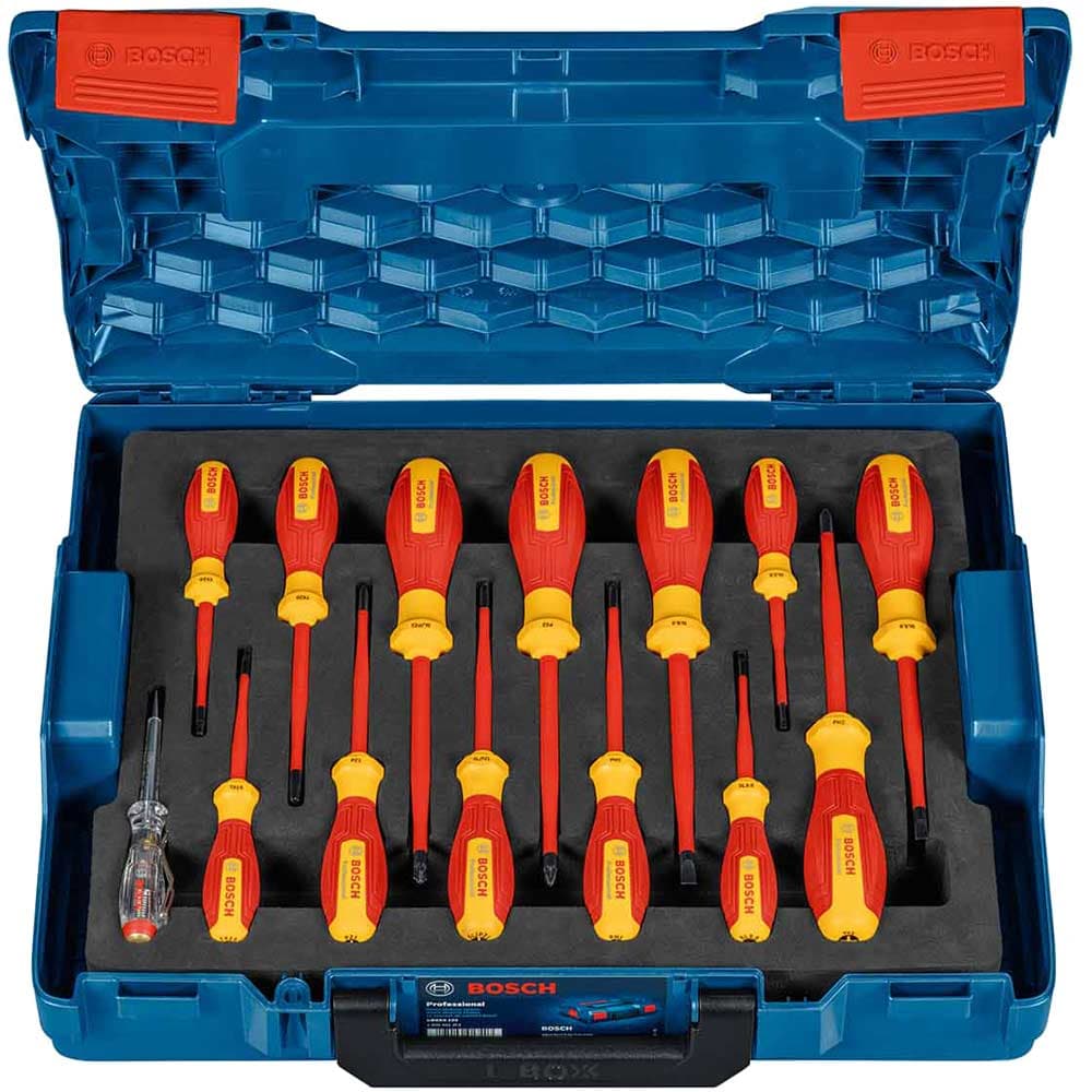 14 Piece VDE Insulated Screwdriver Set