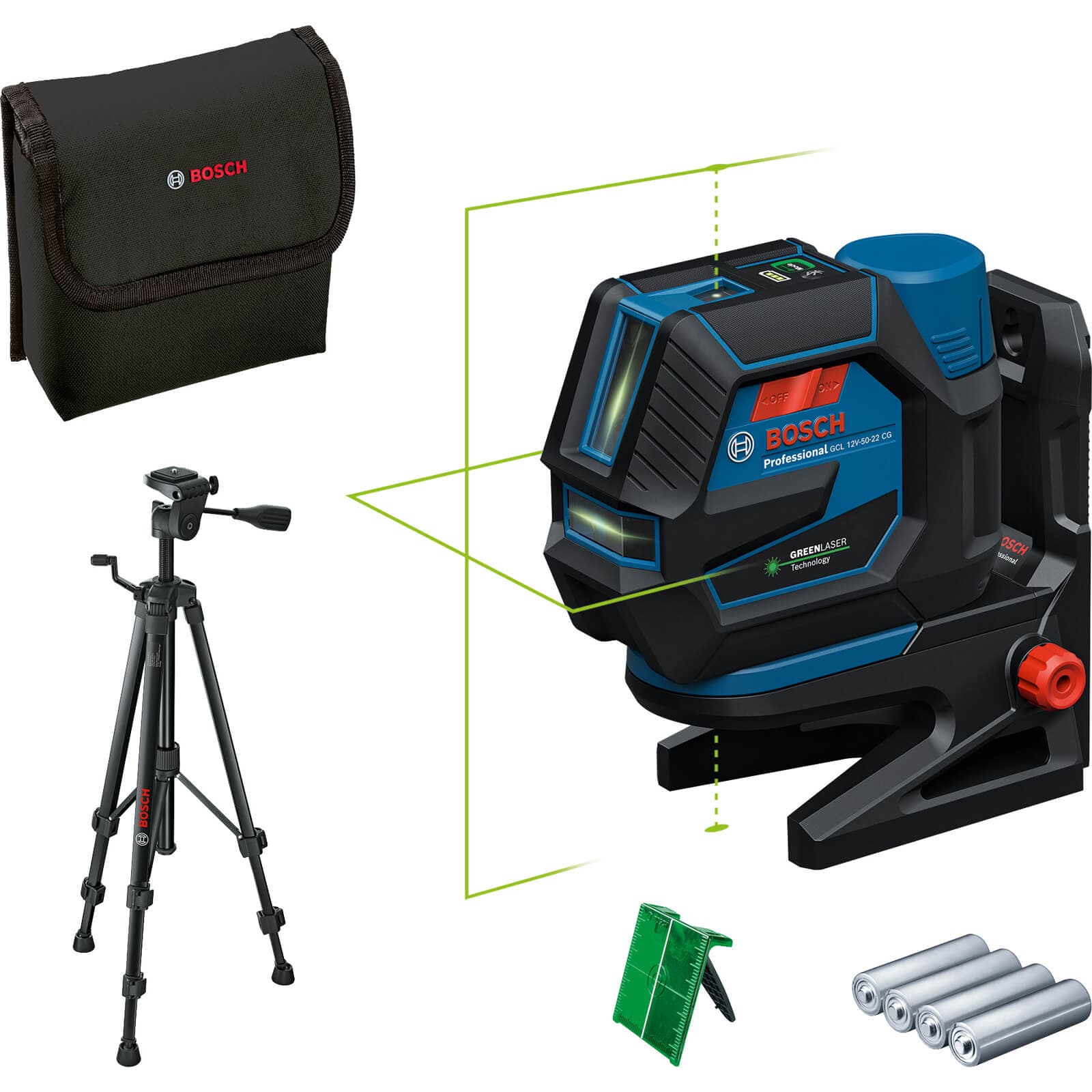 GCL 12V 50 22 CG 12v Cordless Combi Laser Level Tripod Set No Batteries No Battery Charger No Case