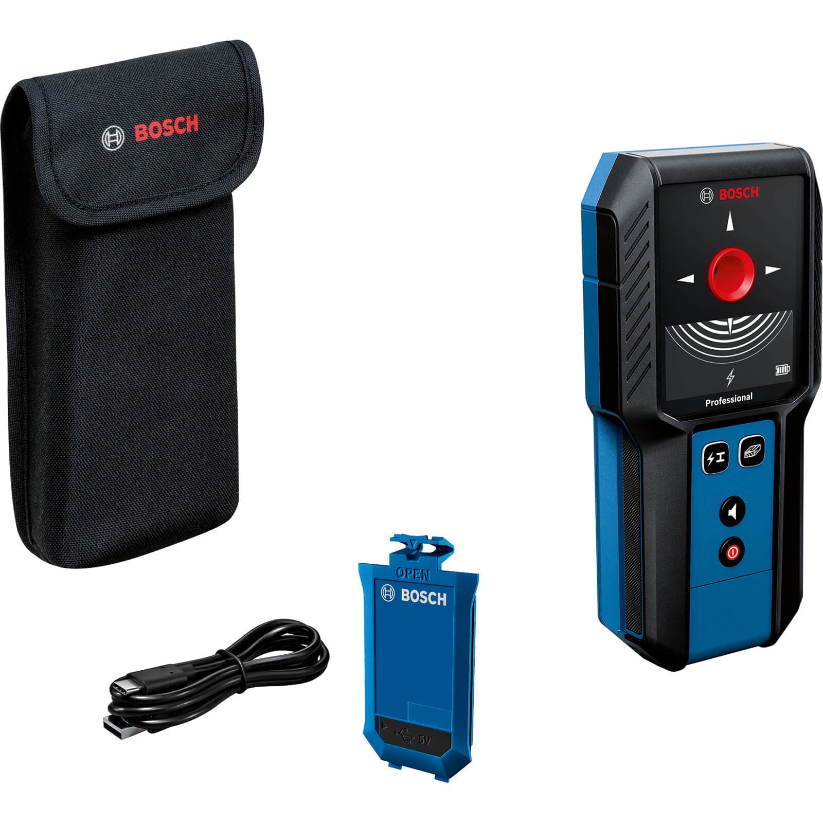 GMS 120 27 Wall Detector 1 x 1ah Li ion USB Charger No Case