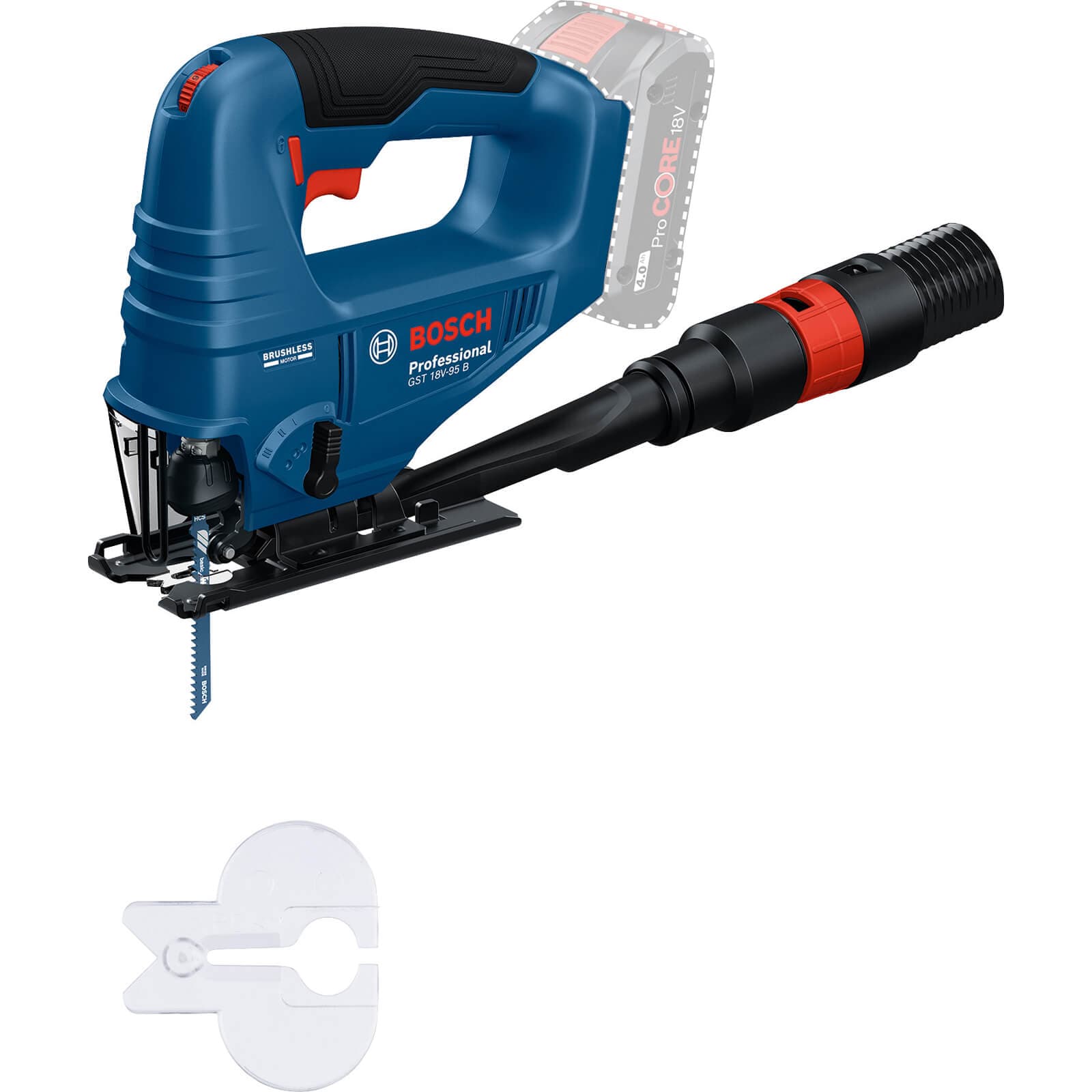 GST 18V 95 B 18v Cordless Brushless Jigsaw No Batteries No Battery Charger No Case
