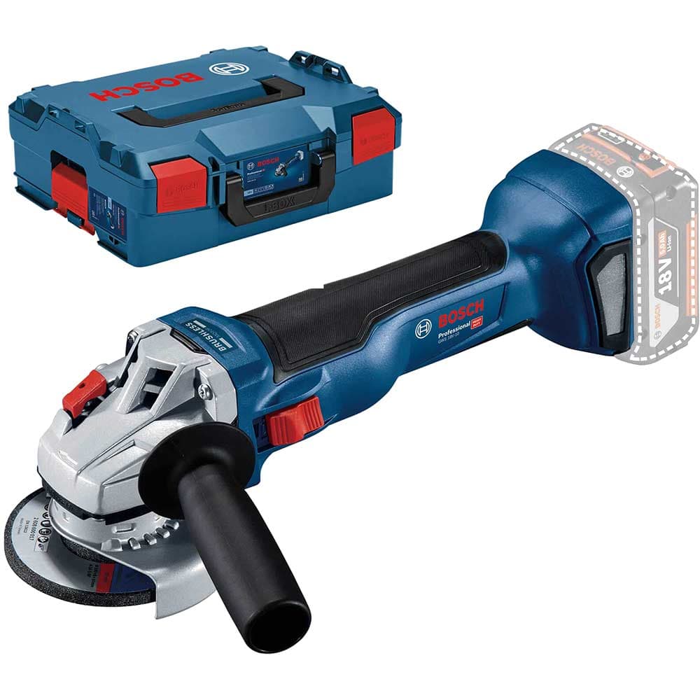 GWS 18 V 10 18v Cordless Brushless Angle Grinder 115mm No Batteries No Battery Charger Case