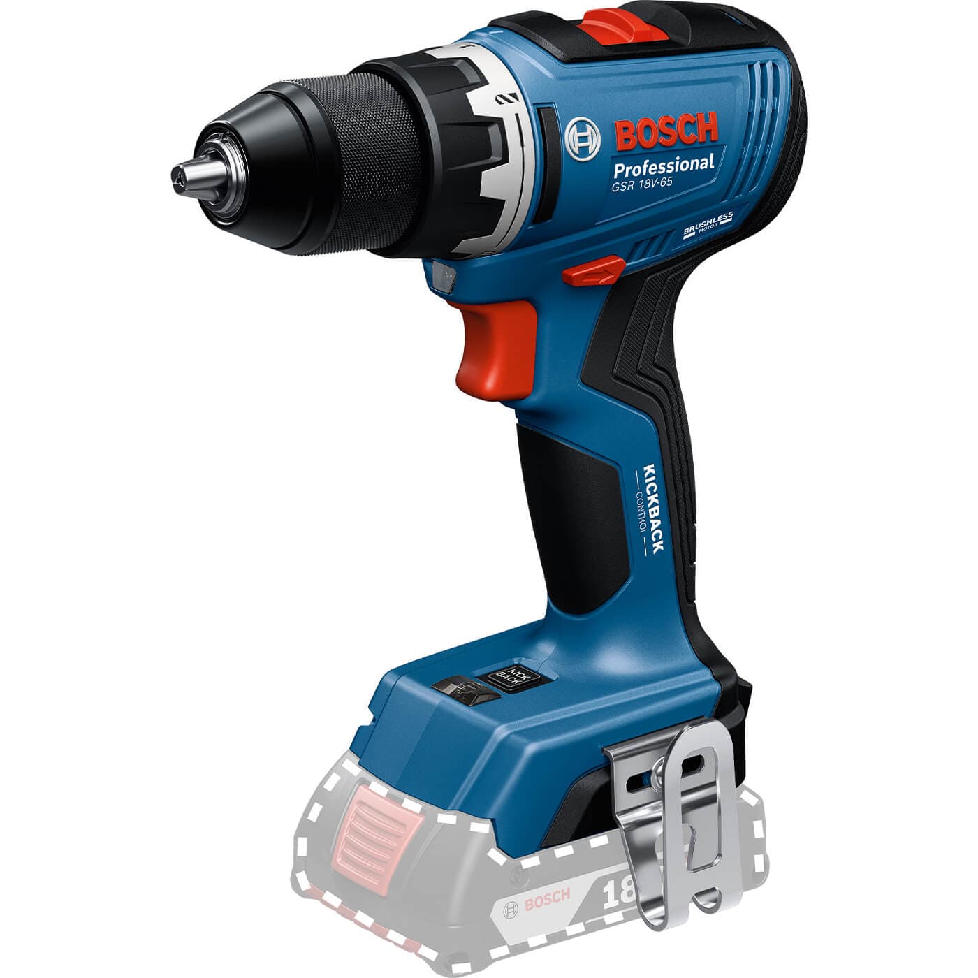 GSR 18V 65 18v Cordless Brushless Drill Driver No Batteries No Battery Charger No Case