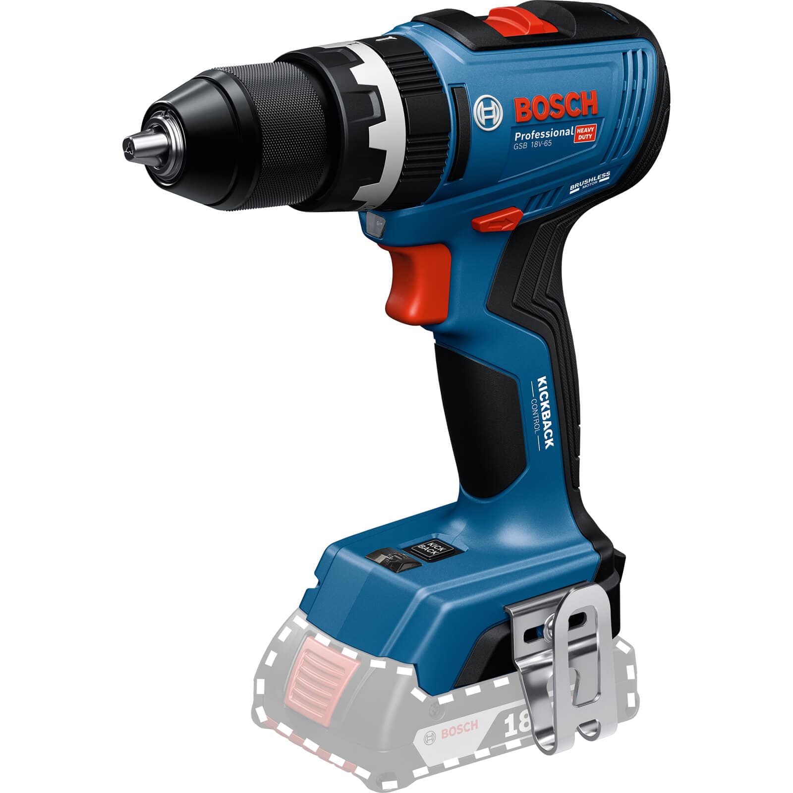 GSB 18V 65 18v Cordless Brushless Combi Drill No Batteries No Battery Charger No Case