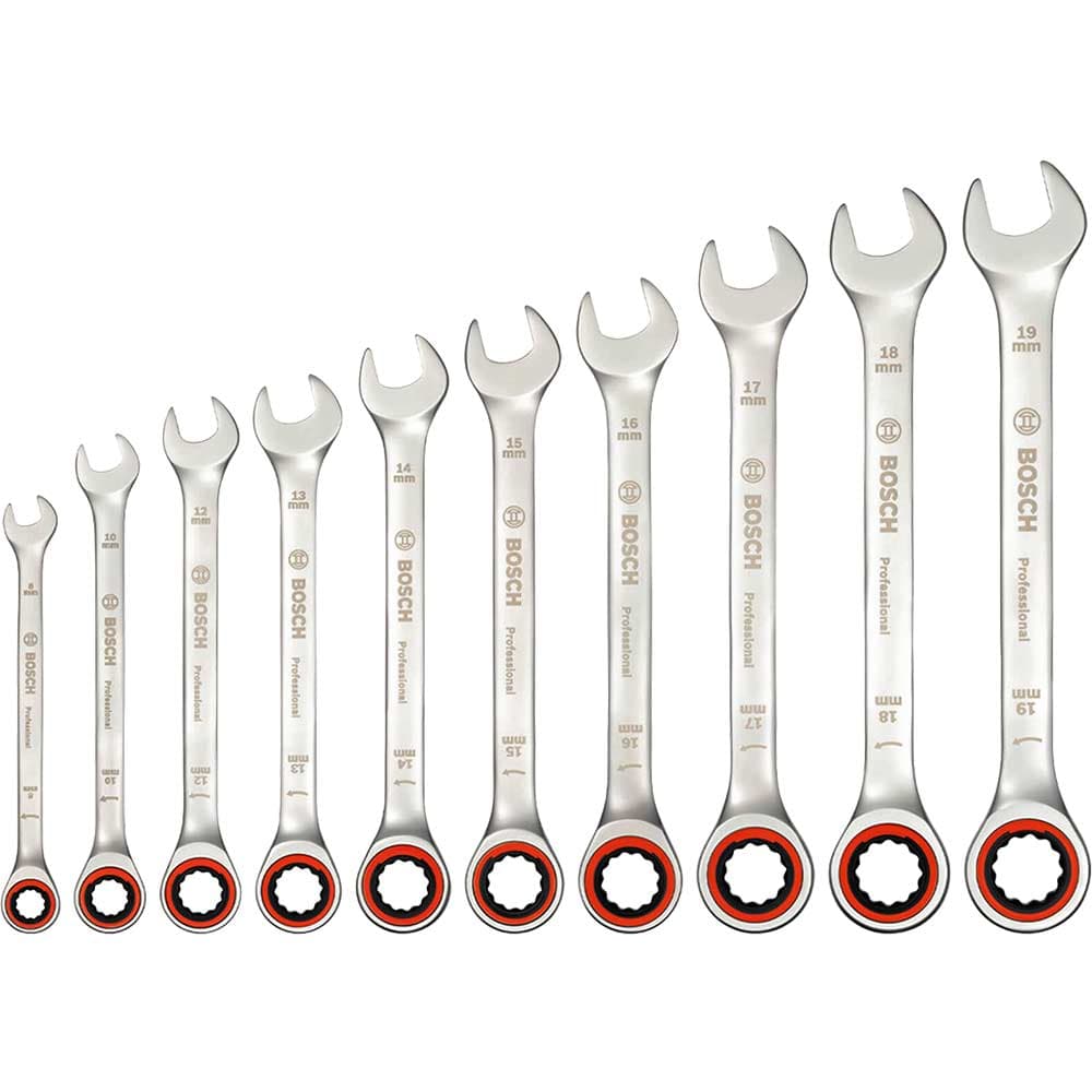 10 Piece Ratchet Spanner Set