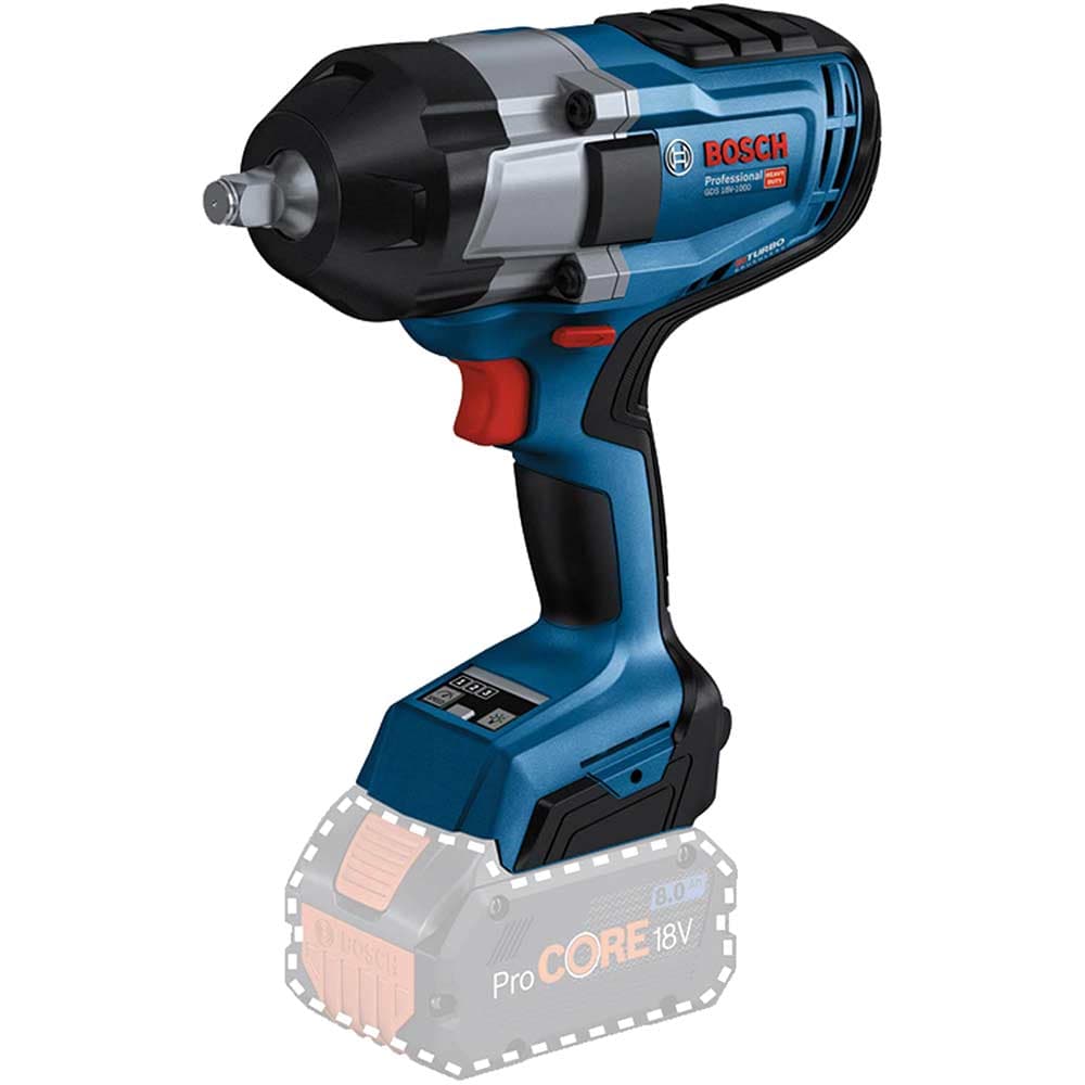 GDS 18V 1000 BITURBO 18v Cordless Brushless High Torque ½” Drive Impact Wrench No Batteries No Battery Charger No Case