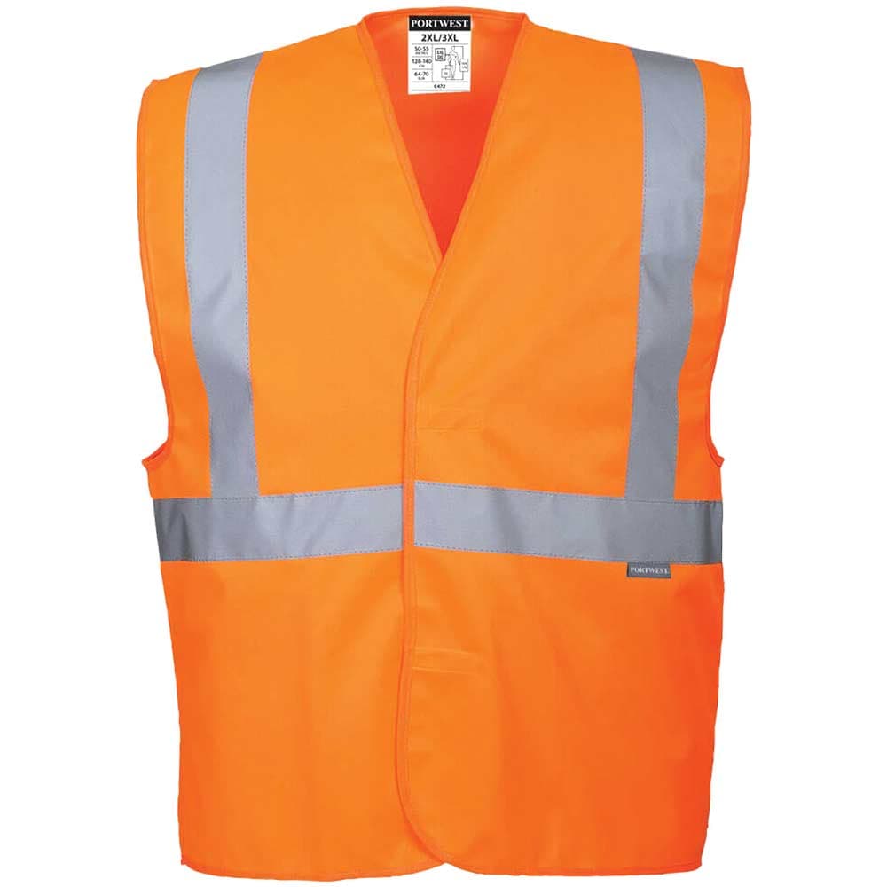 One Band Brace Class 2 Hi Vis Vest L
