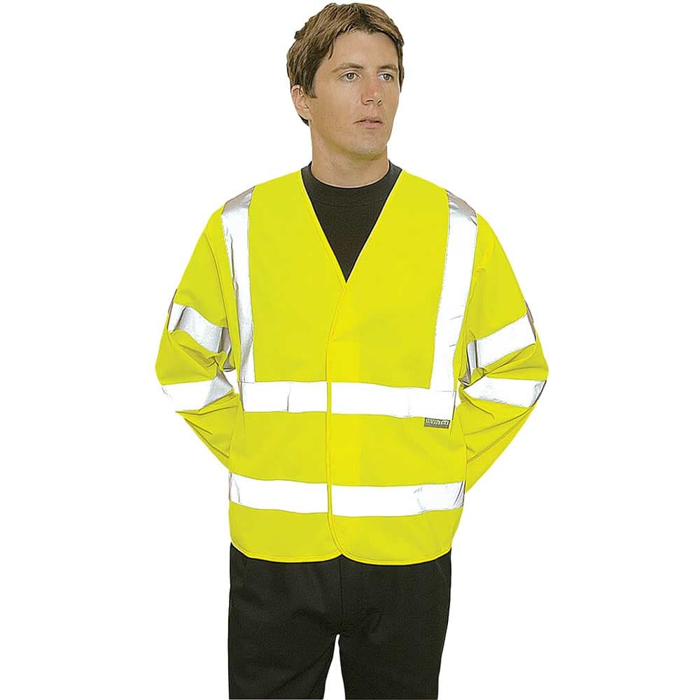 Long Sleeve Hi Vis Waistcoat 3XL