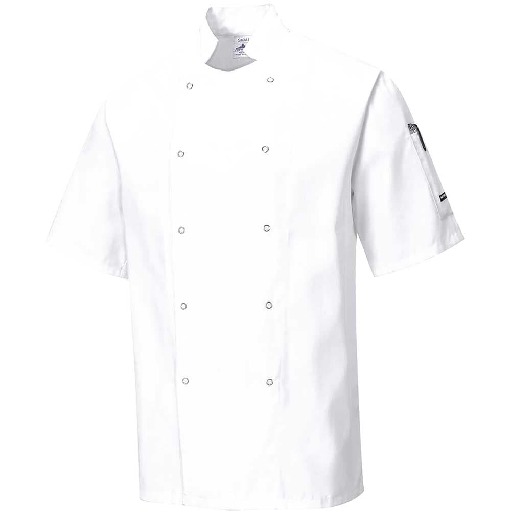 Cumbria Chefs Short Sleeve Jacket L