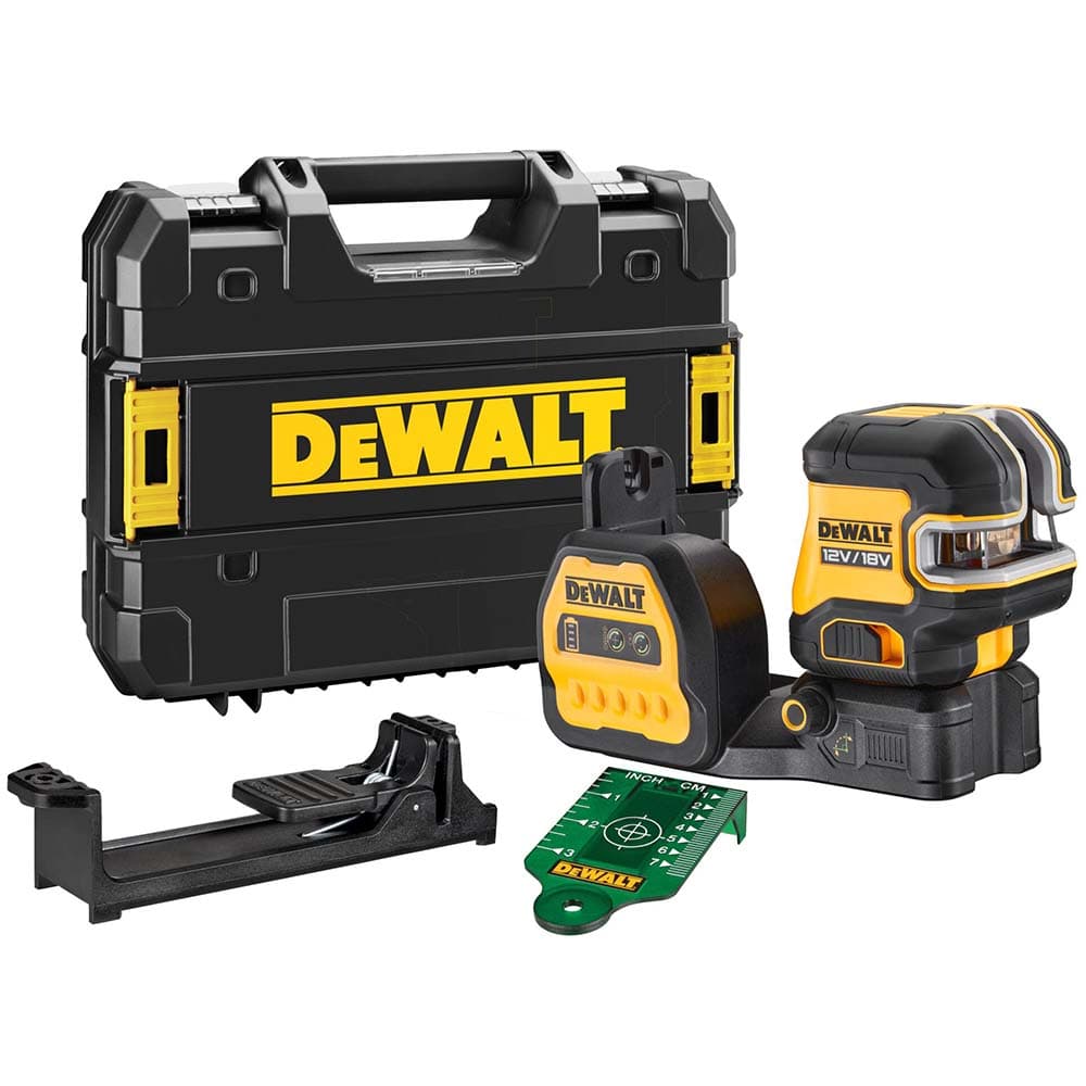 DeWalt DCE825 18v Cordless 5 Spot and Cross Green Beam Laser Level No Batteries No Battery Charger Case