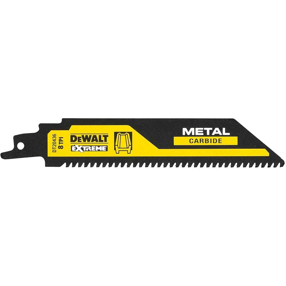 DeWalt Demolition Carbide Reciprocating Sabre Saw Blades Metal 152mm Pack of 1