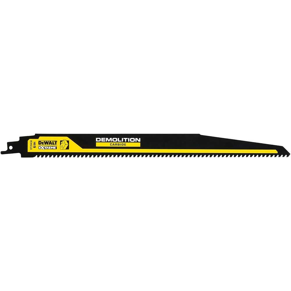 DeWalt Demolition Carbide Reciprocating Sabre Saw Blades Wood Nails 305mm Pack of 1