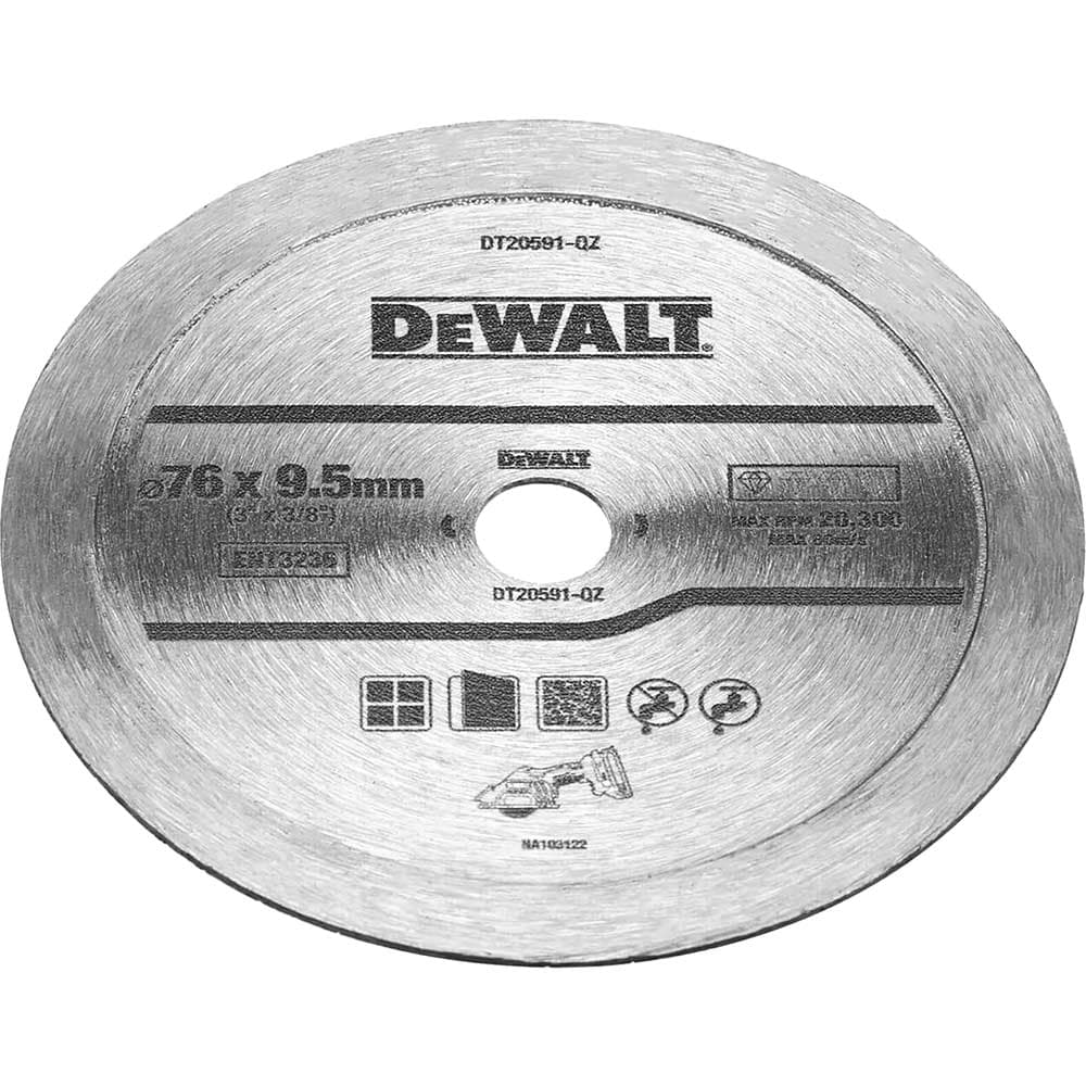DeWalt Diamond Continous Tile Blade for DCS438 76mm