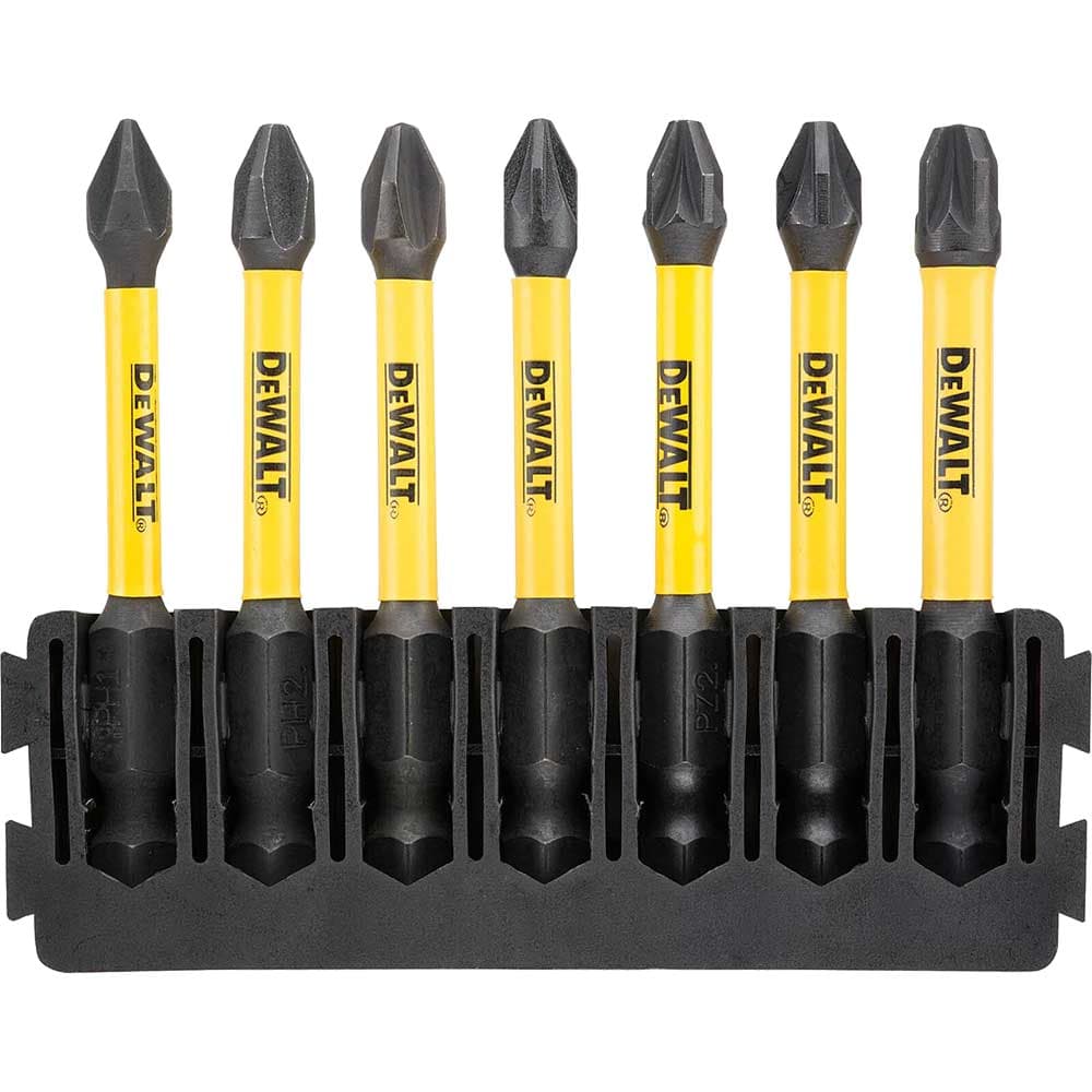 DeWalt 7 Piece FlexTorq Phillips and Pozi Screwdriver Bit Bar Set