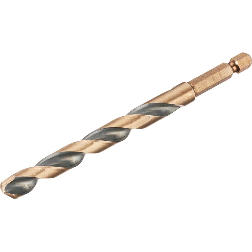 DeWalt Black and Gold Hex Impact HSS Drill Bit 9mm Pack of 1